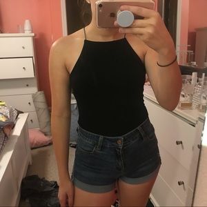 Forever 21 bungee cami halter top